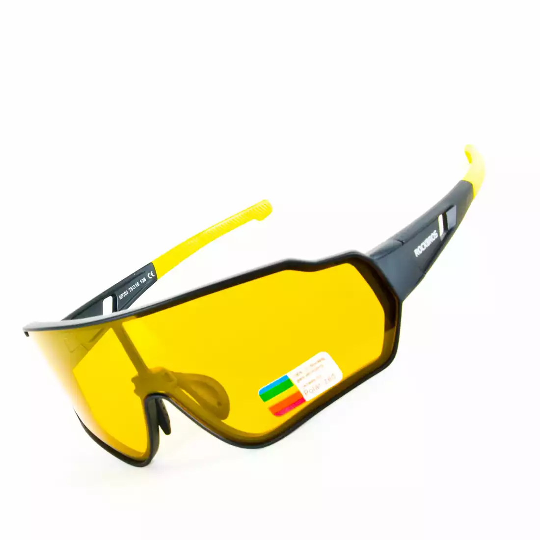 RockBros Cycling Sunglasses Eyewear Goggles Sport Glasses UV400 Len Yellow 