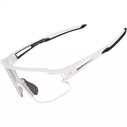 Rockbros 10172 bicycle / sports glasses with photochrome white