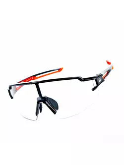 Rockbros 10173 bicycle / sports glasses with photochrome black