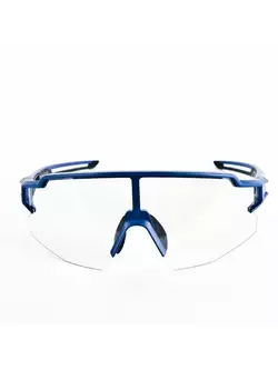Rockbros 10174 bicycle / sports glasses with photochrome blue
