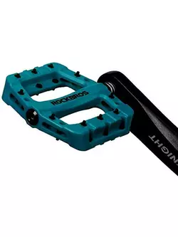 Rockbros platform nylon dark turquoise pedals 2017-12CBL