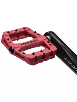 Rockbros platform pedals nylon red 2017-12CRD