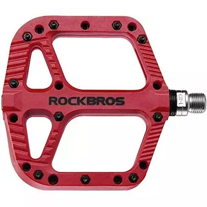 Rockbros platform pedals nylon red 2018-12ARD