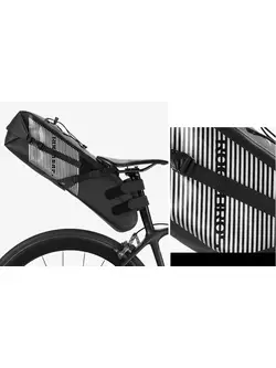 Rockbros seat pannier rolled bikepacking 10 l black AS-013