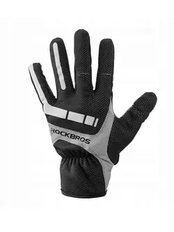 Rockbros transition bicycle gloves, membrane, black grey S173BGR