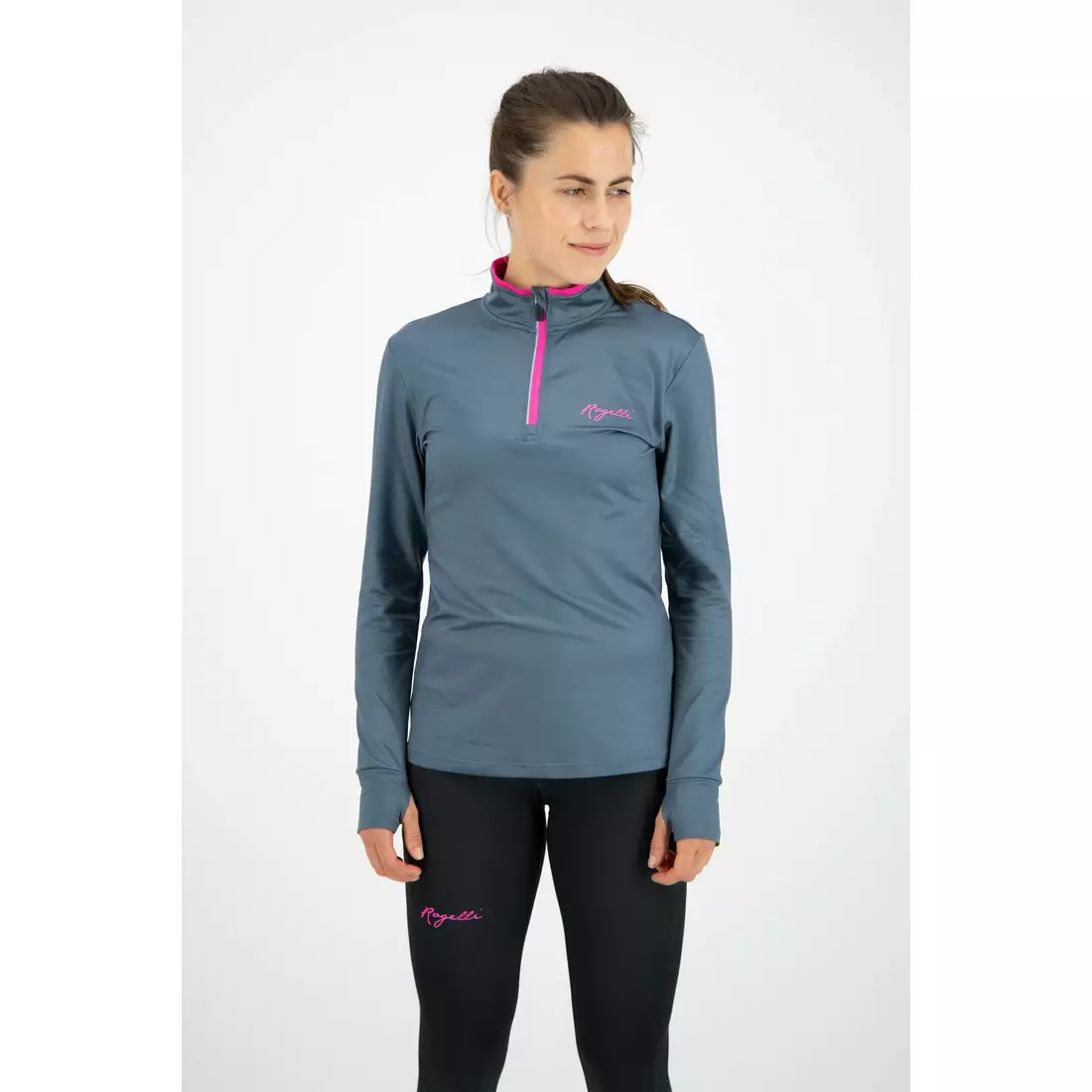 Rogelli MARBLE women's insulated T-shirt / jogging sweatshirt, grey