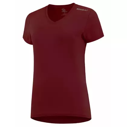 Rogelli RUN PROMOTION 801.228 Ladies running shirt maroon
