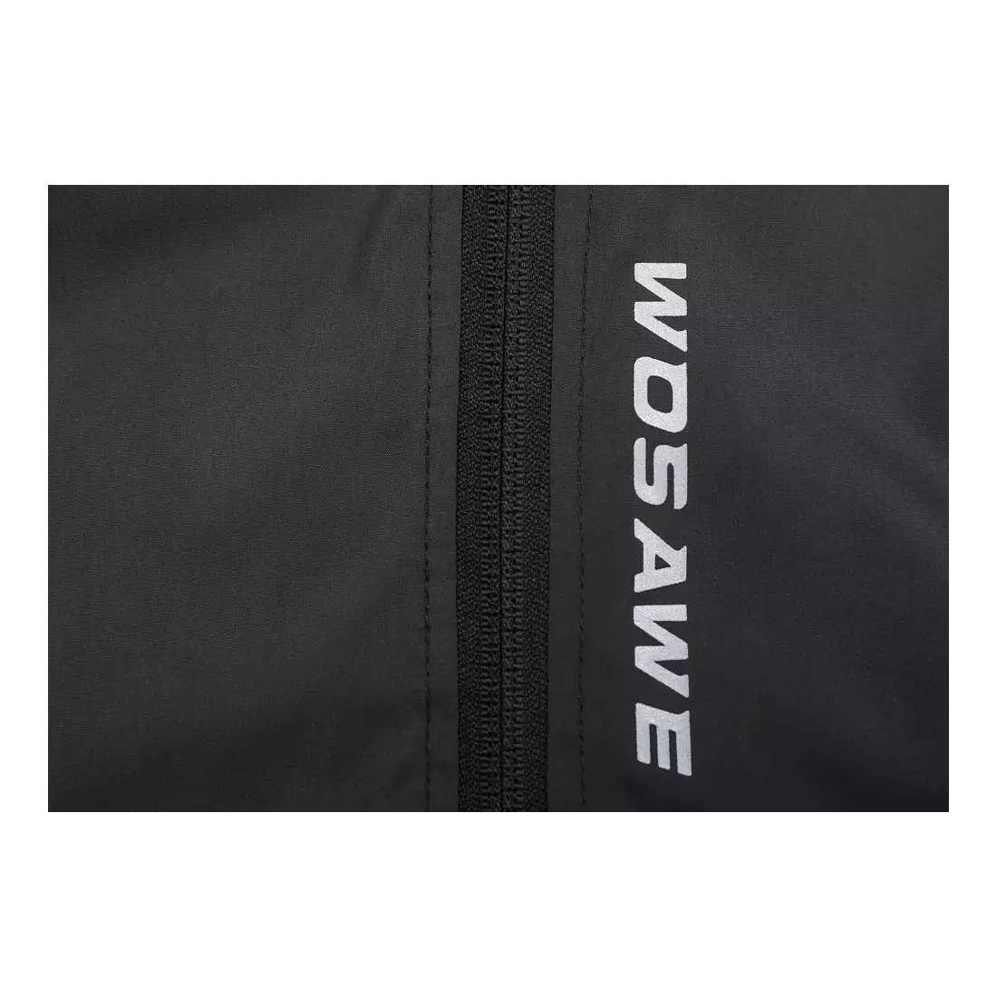WOSAWE lightweight bicycle vest, black mesh BL205