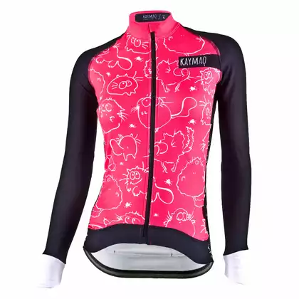 [Set] KAYMAQ CAT SCRATCH women's cycling jersey + KAYMAQ CAT SCRATCH Women's cycling short sleeve jersey