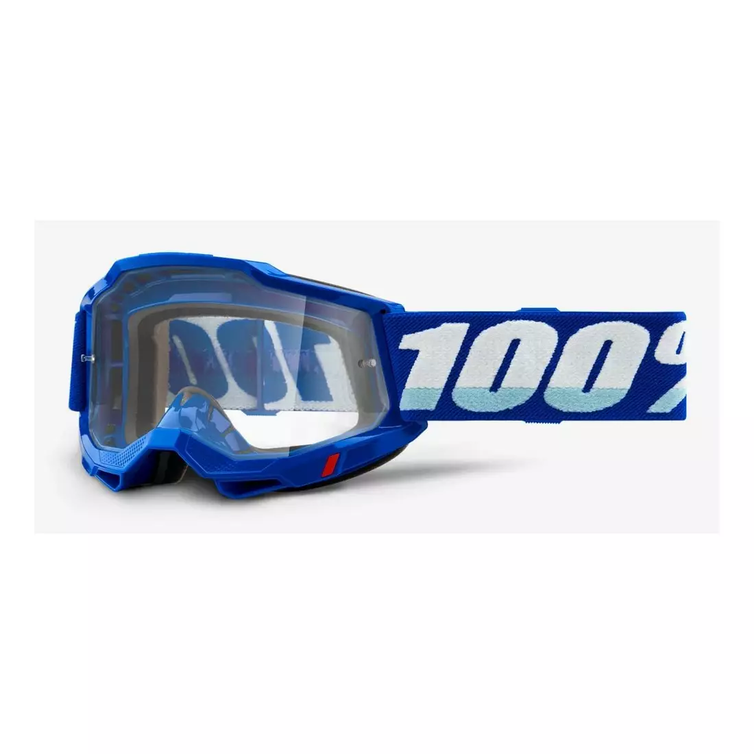 100% bicycle goggles ACCURI 2 (transparent Anti-Fog glass, LT 88%-92%) blue STO-50221-101-02
