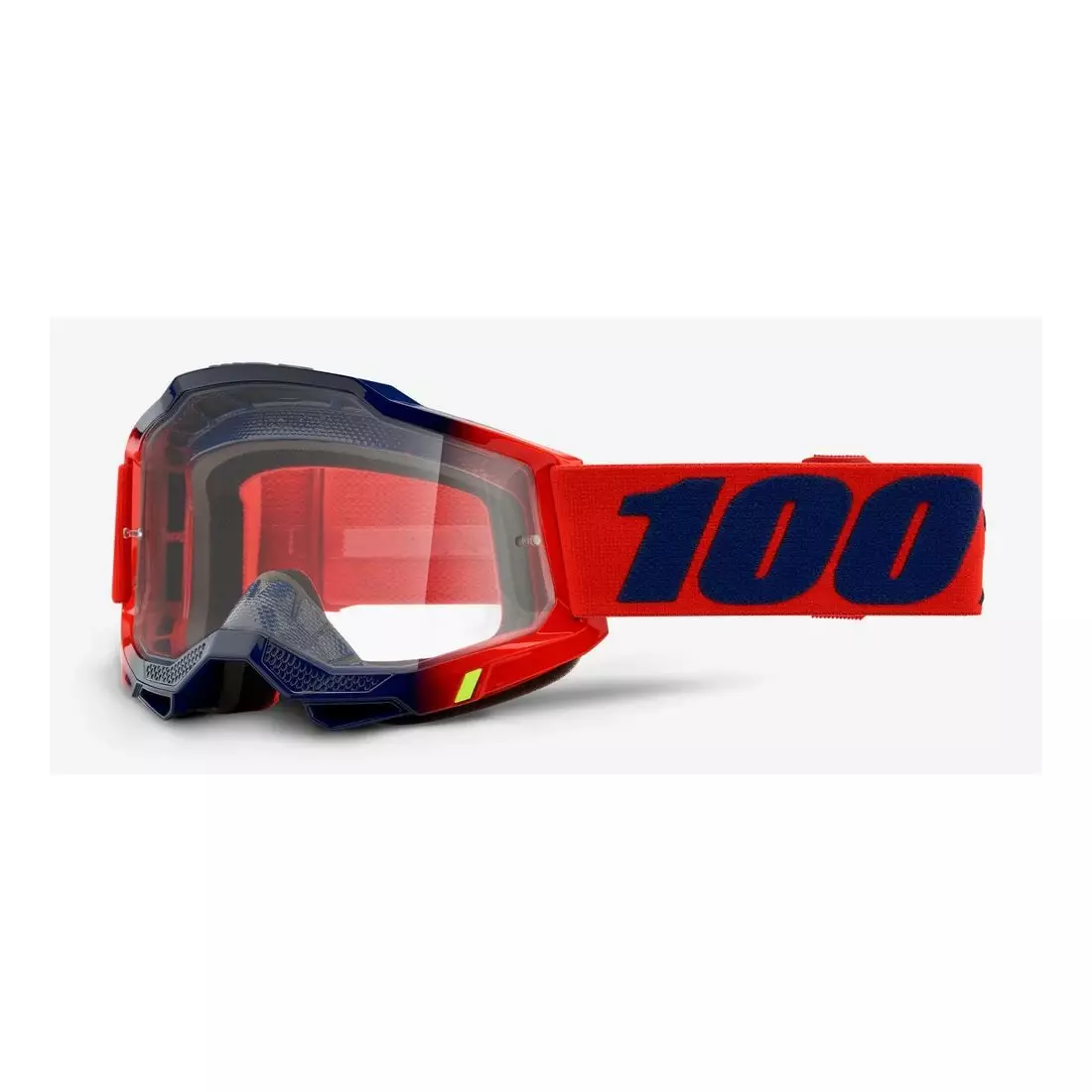 100% bicycle goggles ACCURI 2 (transparent Anti-Fog glass, LT 88%-92%) kearny 