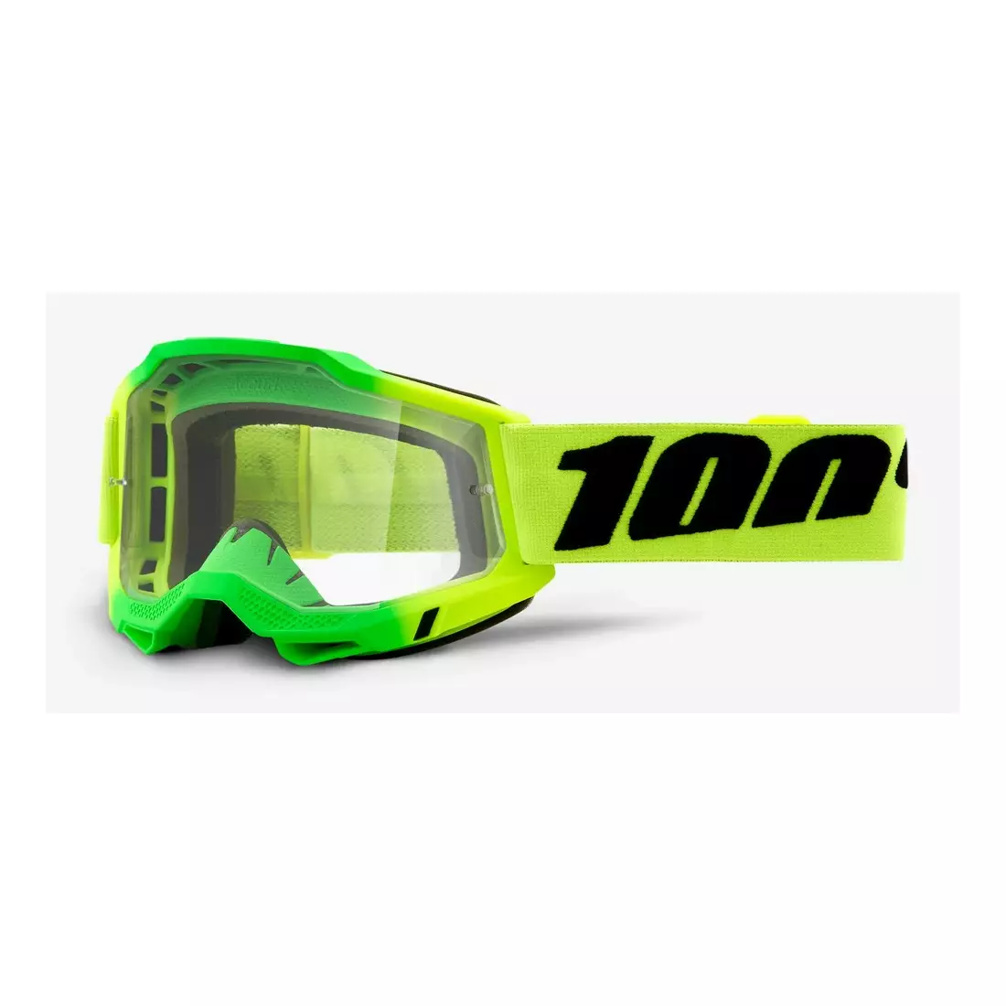100% bicycle goggles ACCURI 2 (transparent Anti-Fog glass, LT 88%-92%) travis 