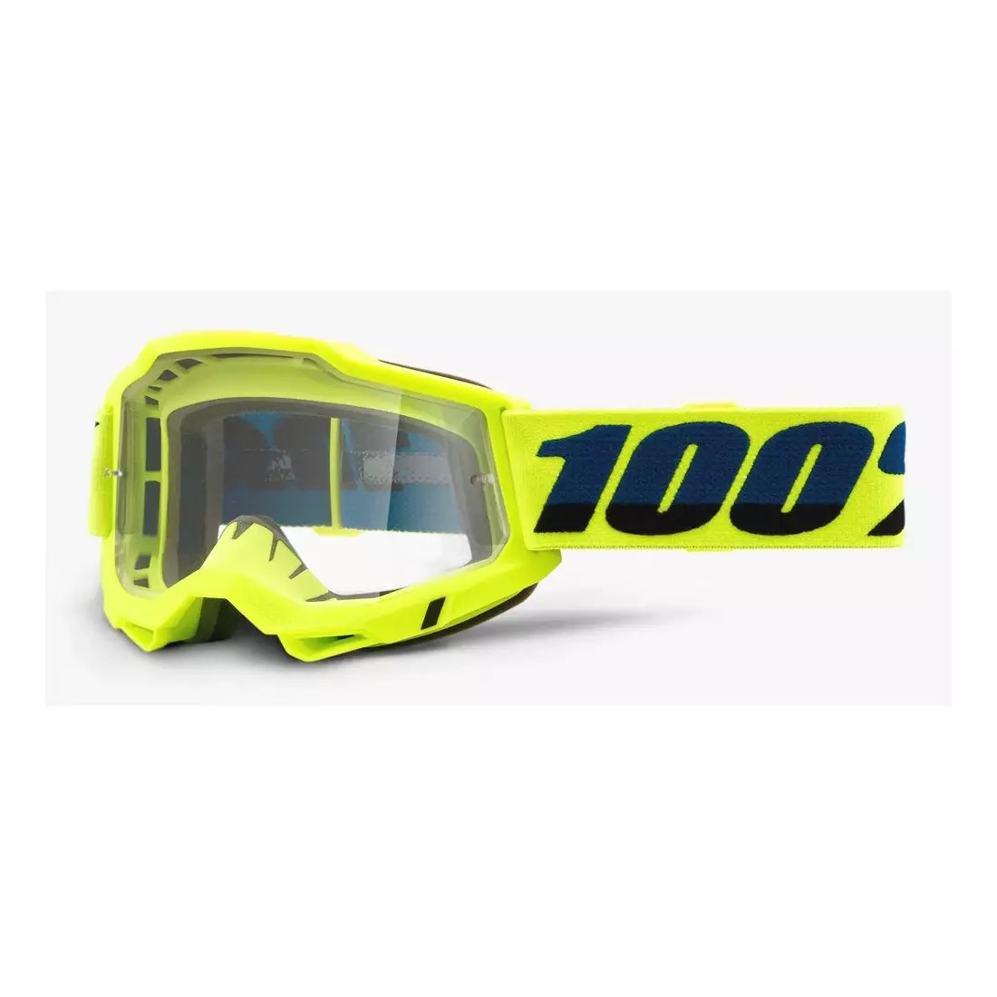 100% bicycle goggles ACCURI 2 (transparent Anti-Fog glass, LT 88%-92%) yellow STO-50221-101-04