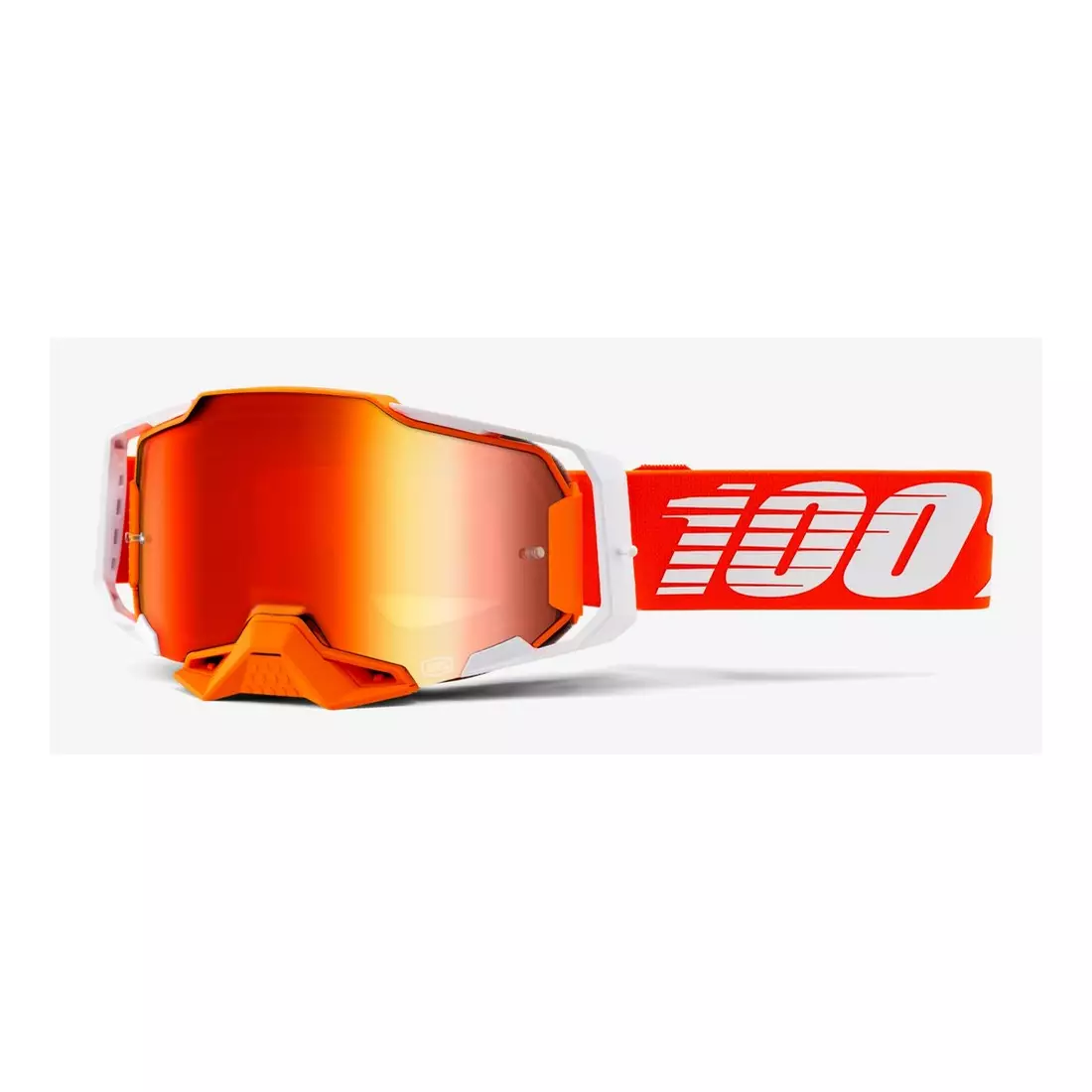 100% bicycle goggles ARMEGA (red mirror, LT 38%+/-5%) regal STO-50721-251-07