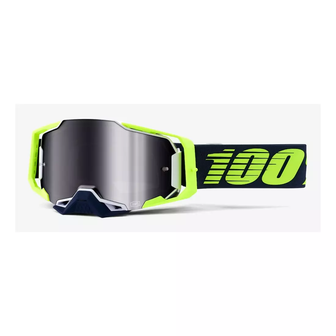 100% bicycle goggles ARMEGA (silver mirror, LT 25%+/-5%) deker STO-50721-252-08