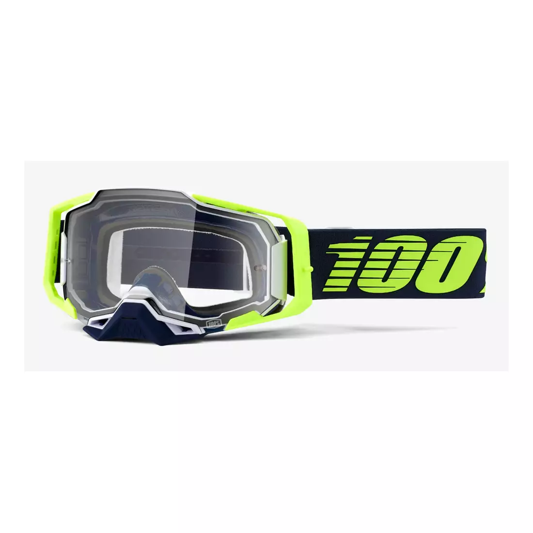 100% bicycle goggles ARMEGA (transparent Anti-Fog glass, LT 88%-92%) deker STO-50721-101-08