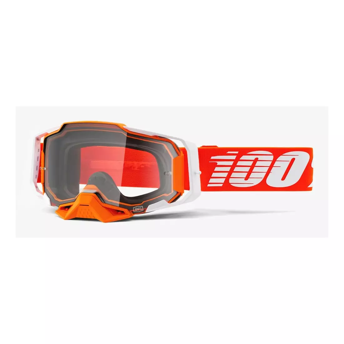 100% bicycle goggles ARMEGA (transparent Anti-Fog glass, LT 88%-92%) regal STO-50721-101-07