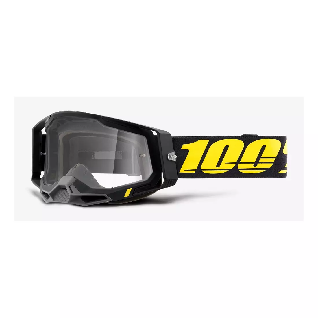 100% bicycle goggles RACECRAFT 2 (transparent Anti-Fog glass, LT 88%-92% + 10 skidding) arbis 
