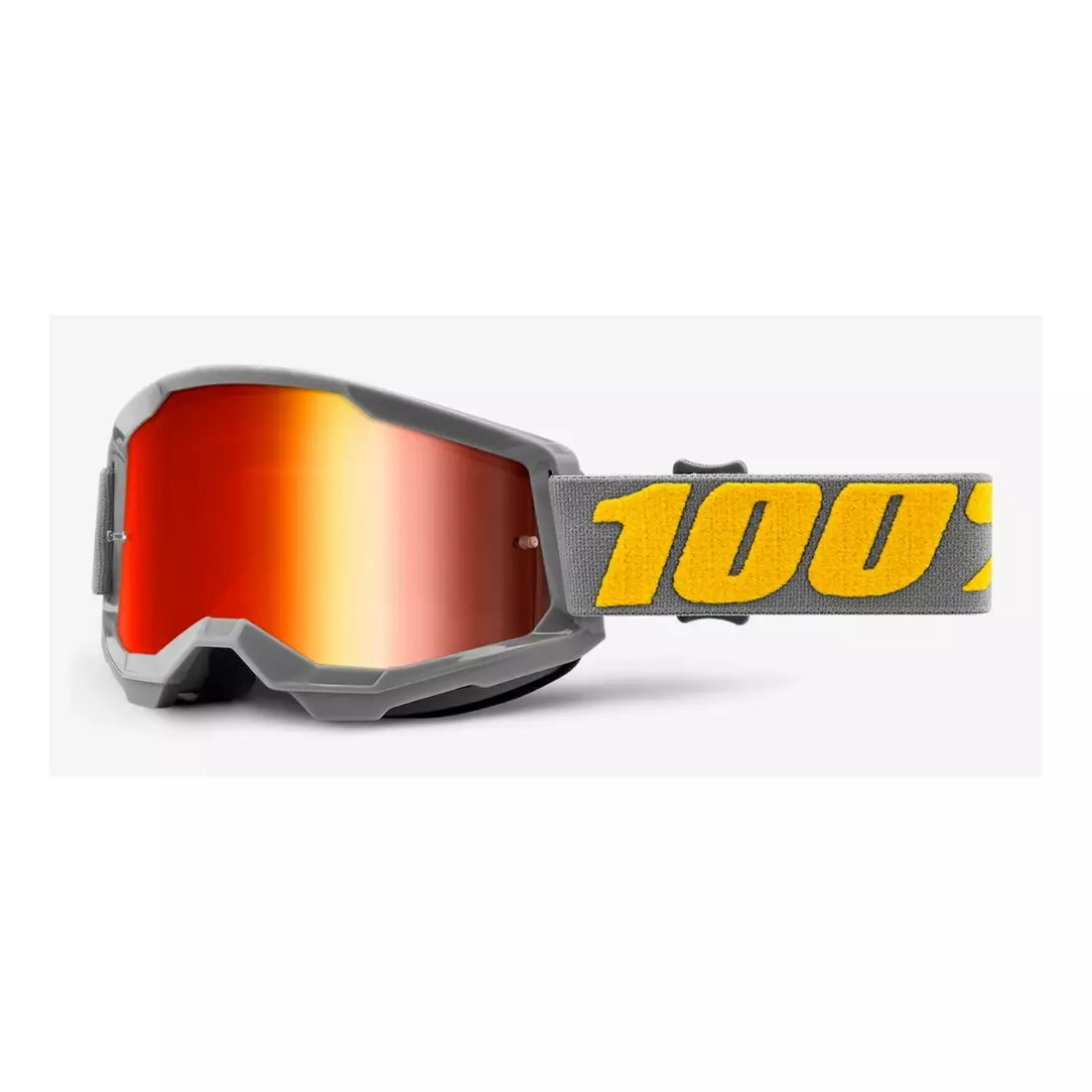 100% bicycle goggles STRATA 2 (red mirror Anti-Fog glass, LT 38%+/-5%) izipizi STO-50421-251-07