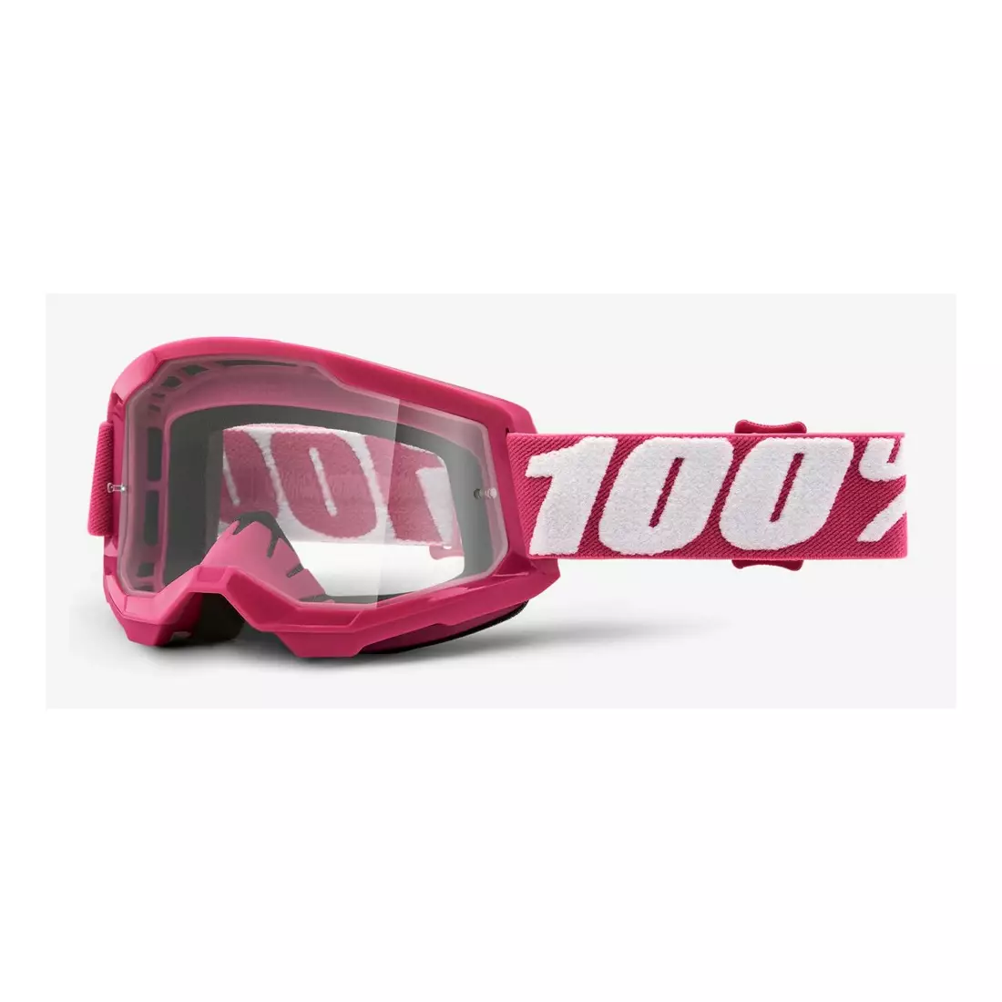 100% bicycle goggles STRATA 2 (transparent Anti-Fog glass, LT 88%-92%) fletcher STO-50421-101-06