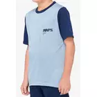 100% junior cycling jersey RIDECAMP Youth light slate navy STO-46401-249-06