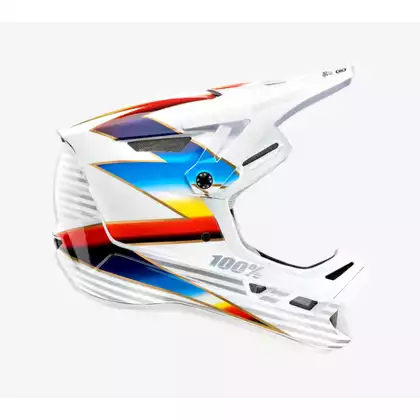 100% bicycle helmet full face AIRCRAFT COMPOSITE knox white STO-80004-460-09