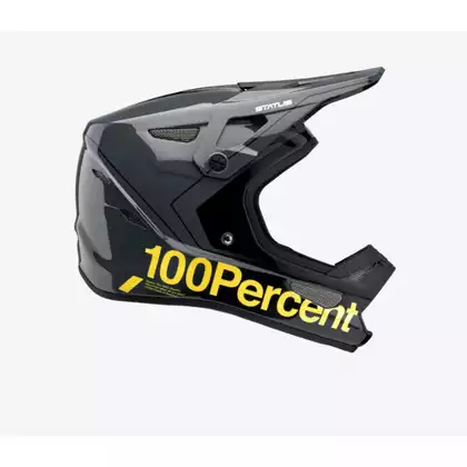 100% bicycle helmet full face STATUS DH/BMX carby charcoal STO-80010-464-14