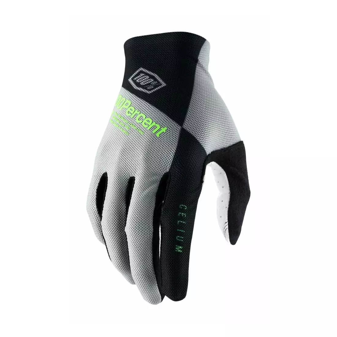 100% men's cycling gloves CELIUM vapor lime STO-10005-423-12