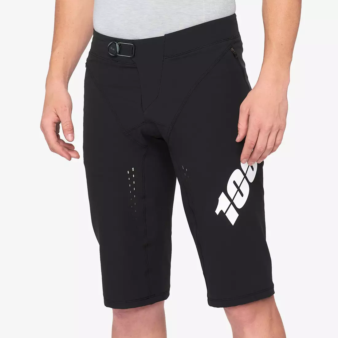 100% men's cycling shorts R-CORE X black STO-42003-001-28
