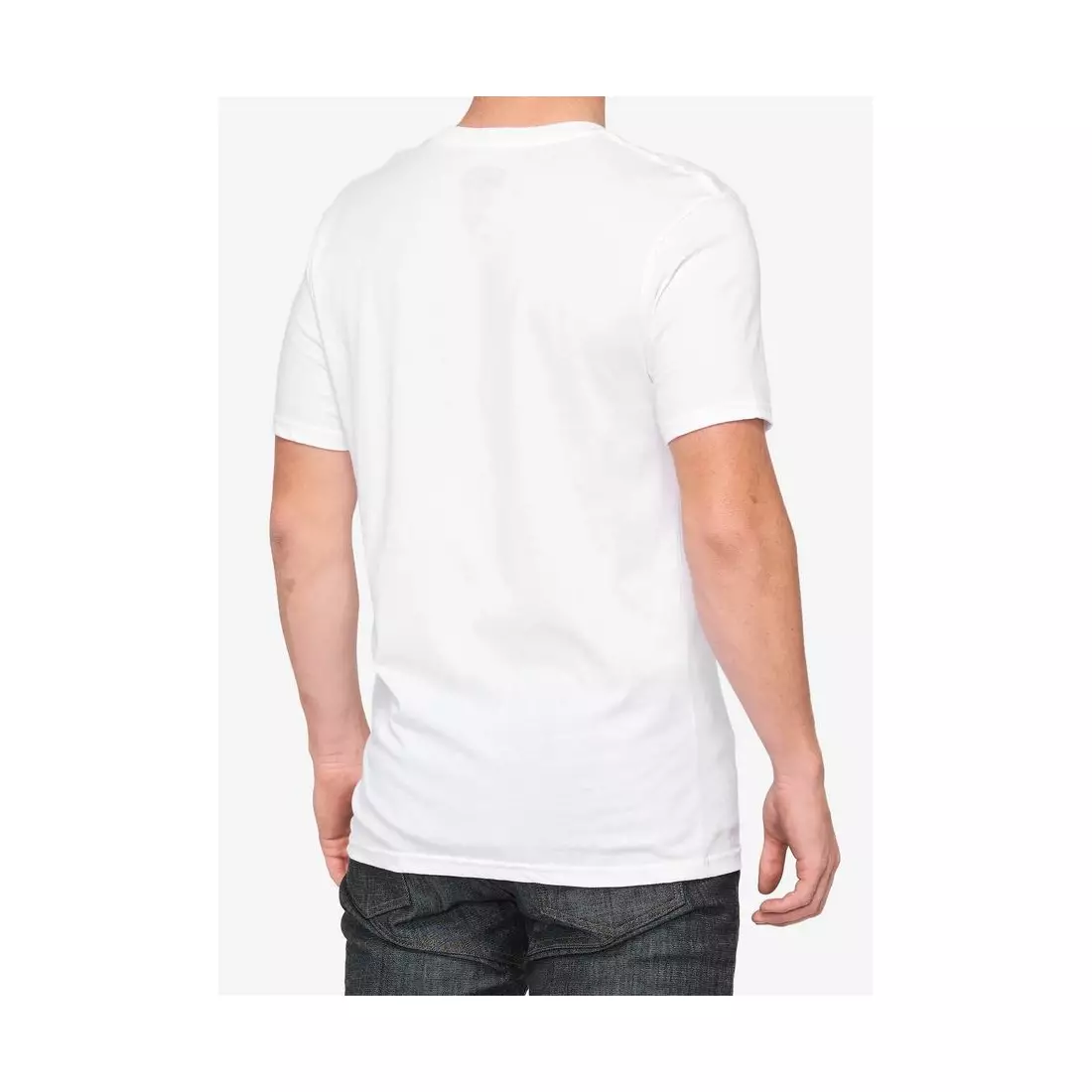 100% men's short sleeve t-shirt BRISTOL white STO-32095-000-11
