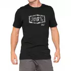 100% men's sports t-shirt with short sleeves ESSENTIAL black snake STO-32016-462-13
