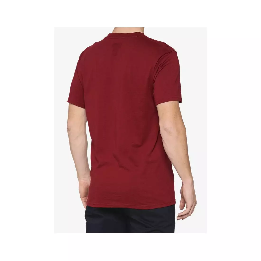 100% men's sports t-shirt with short sleeves ESSENTIAL brick STO-32016-068-13