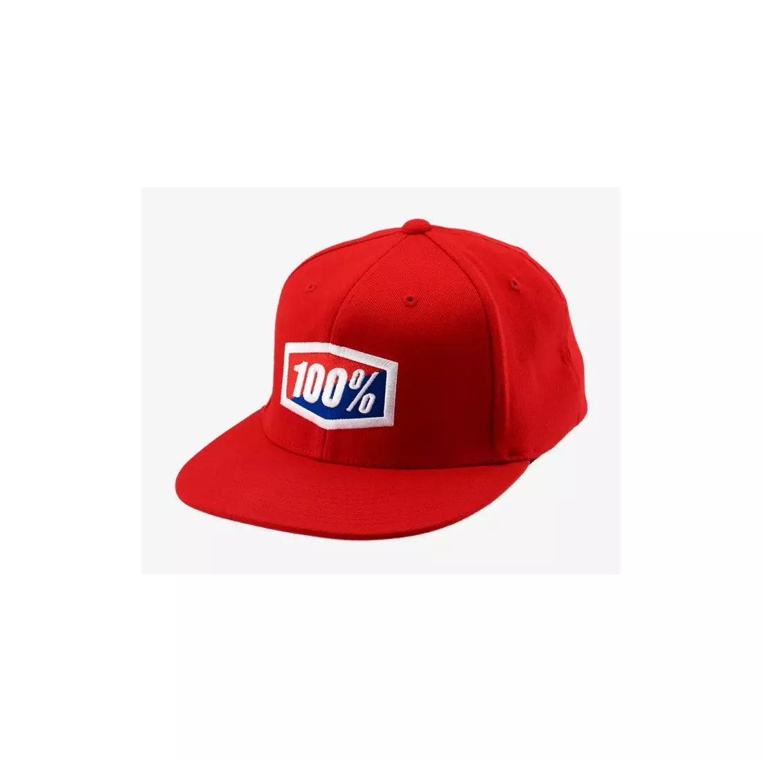 100% sports cap with a visor OFFICIAL J-Fit flexfit hat red STO-20040-003-18