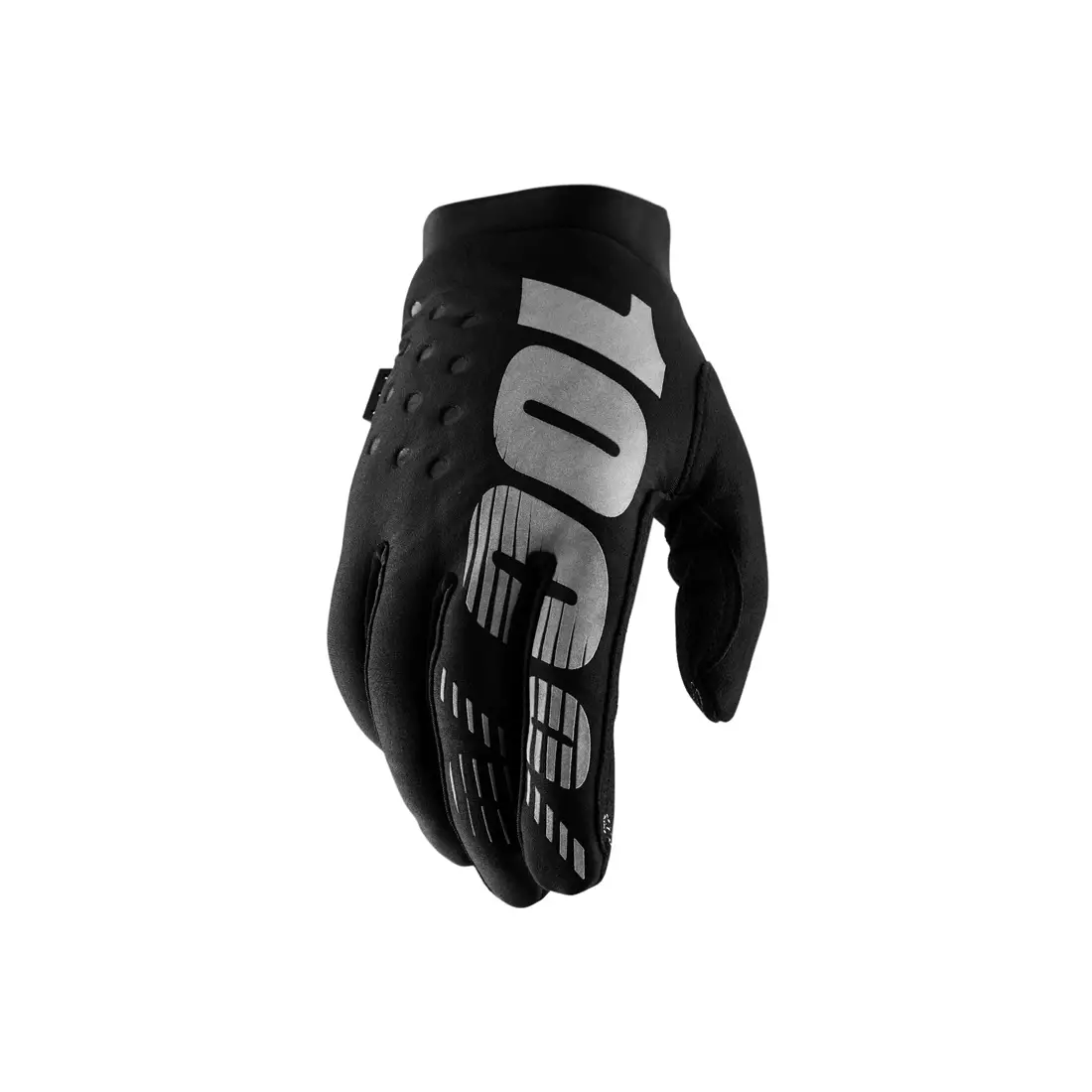 100% women's cycling gloves BRISKER black grey STO-11016-057-10