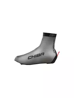 CHIBA REFLEX UBERSCHUH Rain protectors for bicycle shoes, reflective silver 31489 