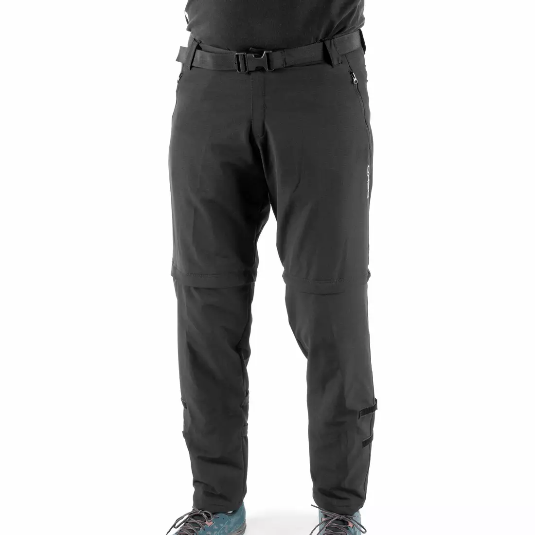 DEKO STR-M-001 male bicycle pants with detachable legs, black