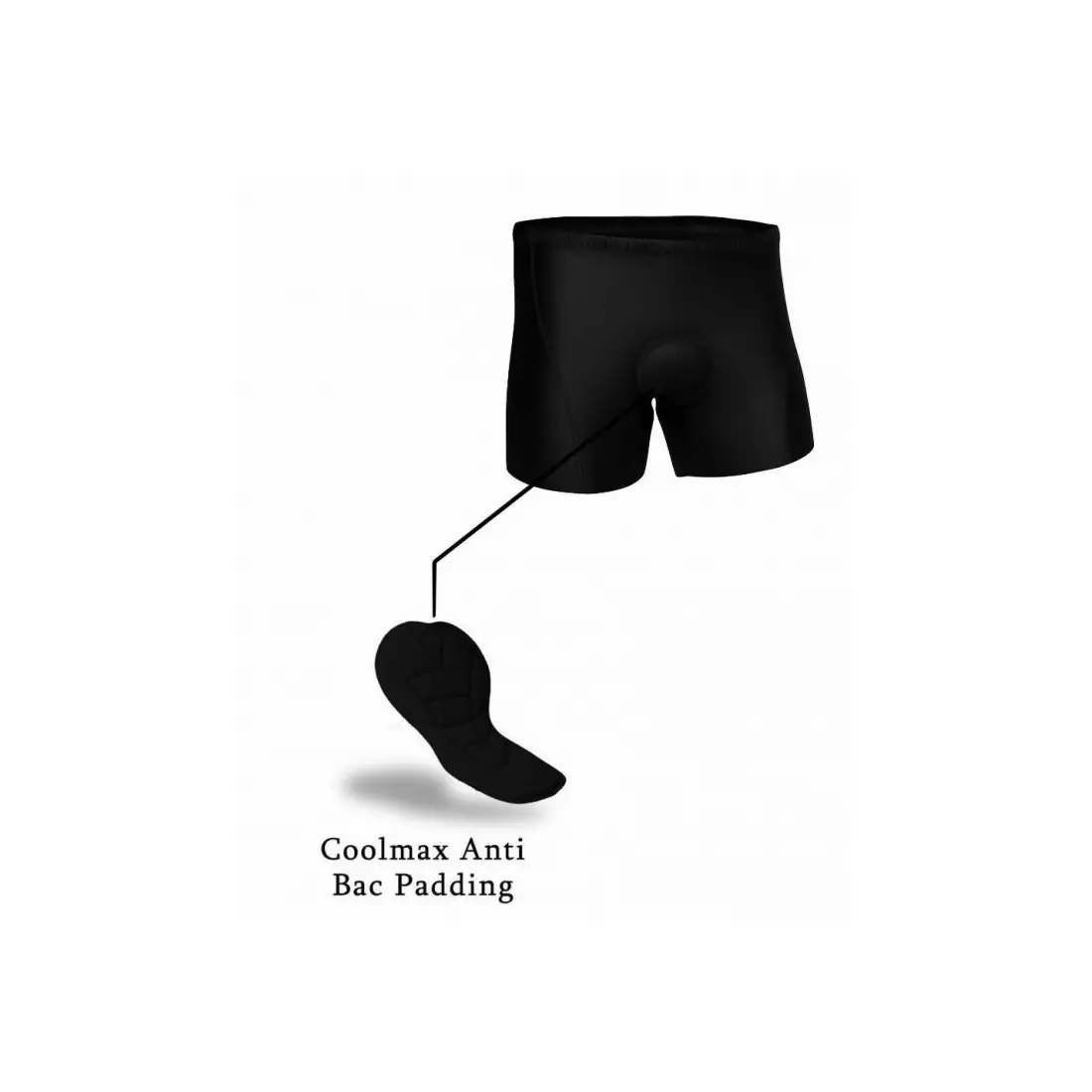 FDX 1300 Warm cycling shorts Softshell, softshell black-red