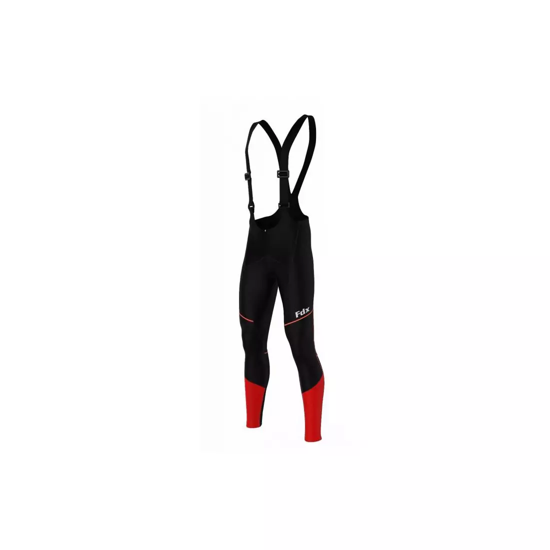 FDX 1300 Warm cycling shorts Softshell, softshell black-red