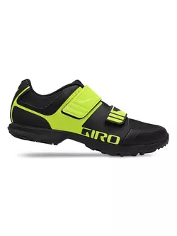 GIRO men's bicycle shoes BERM black citron green GR-7112594