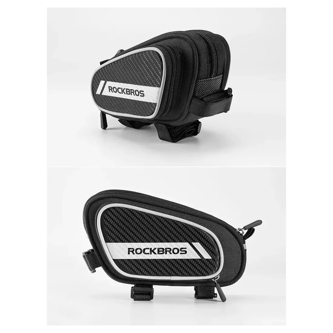 Rockbros bike bag / pannier under frame 1,8l black 006-1BK
