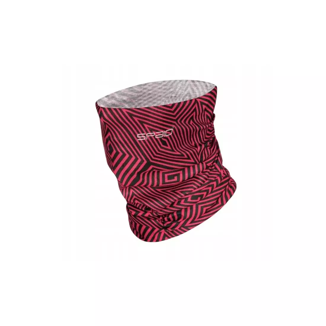 SPAIO chimney multifunctional scarf FLOE, black and pink