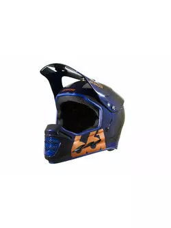 SisSixOne 661 Bicycle helmet fullface RESET MIDNIGHT COPPER dark blue-orange