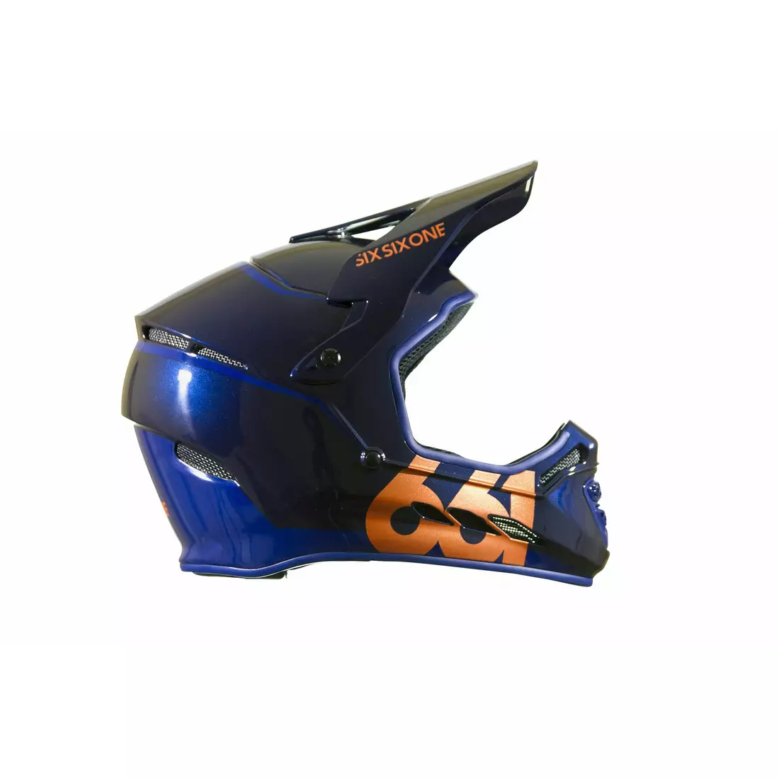 SisSixOne 661 Bicycle helmet fullface RESET MIDNIGHT COPPER dark blue-orange