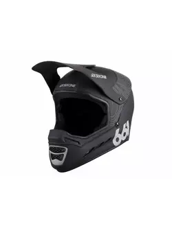 SisSixOne 661 RESET CONTOUR BLACK Fullface bike helmet black 