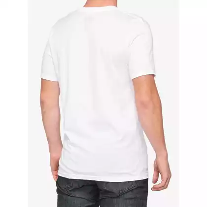100% men's short sleeve t-shirt BRISTOL white STO-32095-000-11
