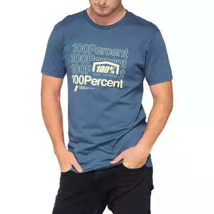 100% men's sports t-shirt with short sleeves KRAMER slate 