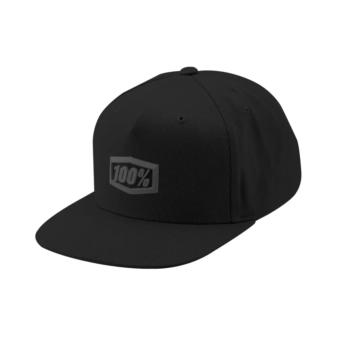 100% baseball cap ENTERPRISE Snapback Hat Black/Charcoal Speck 