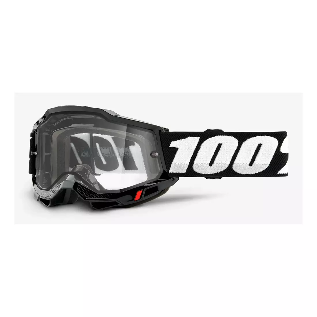 100% bicycle goggles ACCURI 2 ENDURO MOTO BLACK (transparent double pane) 1STO-50221-501-01