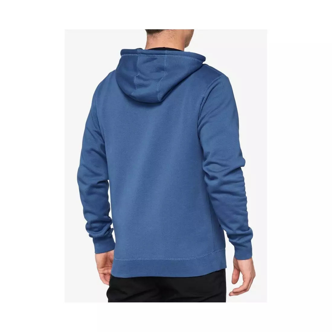 100% men's hoodie BURST Hooded Pullover Sweatshirt federal blue STO-36039-400-11