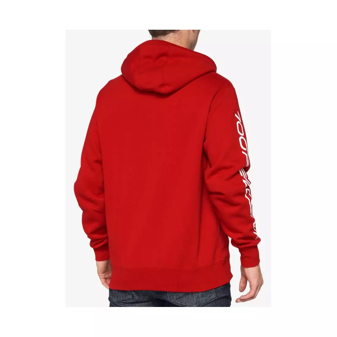 100% men's sweatshirt SYNDICATE Hooded Zip Sweatshirt chili pepper STO-36017-397-11